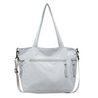 Multi-Pocket Travel Shoulder Tote with Adjustable Straps