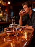 Mustang Car-Shaped Glass Whiskey Decanter for Bourbon and Spirits