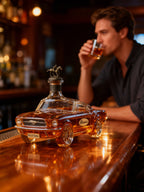 Mustang Car-Shaped Glass Whiskey Decanter for Bourbon and Spirits