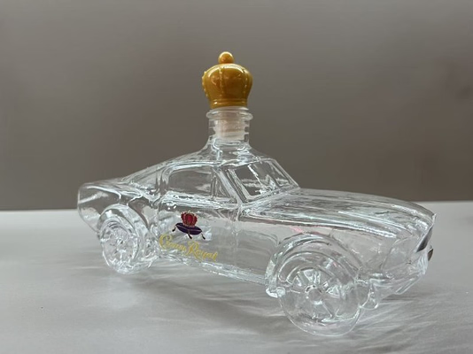 Mustang Car-Shaped Glass Whiskey Decanter for Bourbon and Spirits