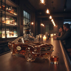Mustang Car-Shaped Glass Whiskey Decanter for Bourbon and Spirits