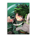 Adventure-Inspired My Hero Anime Canvas Wall Art | Welvere-Welvere