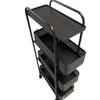 Narrow Carbon Steel Drawer Organiser for Kitchen and Bathroom