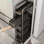 Narrow Carbon Steel Drawer Organiser for Kitchen and Bathroom