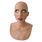 Natural Latex Full-Face Elderly Man Mask for Halloween Cosplay