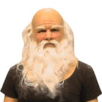 Natural Latex Full-Face Elderly Man Mask for Halloween Cosplay