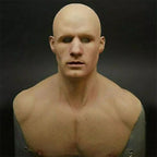 Natural Latex Full-Face Elderly Man Mask for Halloween Cosplay