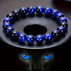 Natural Stone Bead Bracelet, 8 mm, Unisex