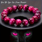 Natural Stone Bead Bracelet, 8 mm, Unisex