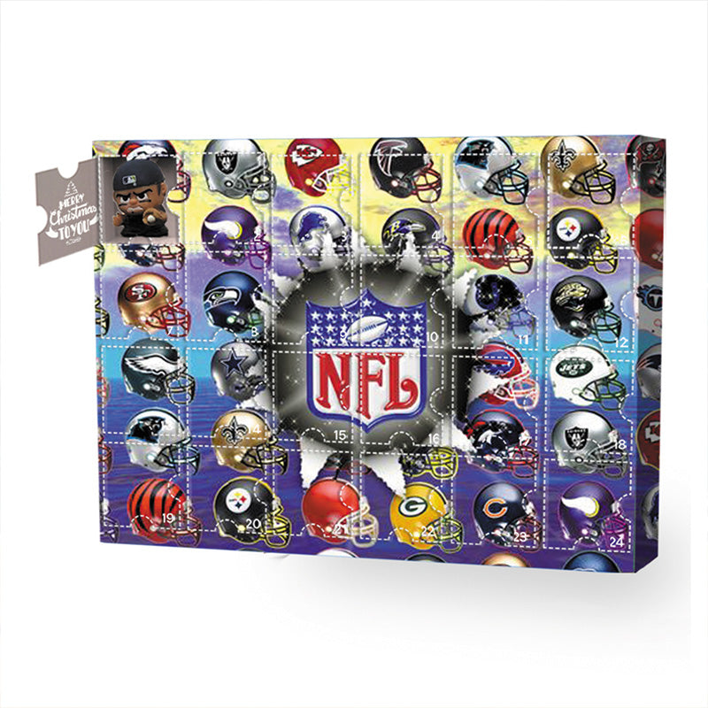 NFL Advent Calendar 2025 with 24 Gifts