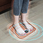 NMES Foot Stimulator with Foldable Foot Pad, Copper-Fibre Pillow and Remote