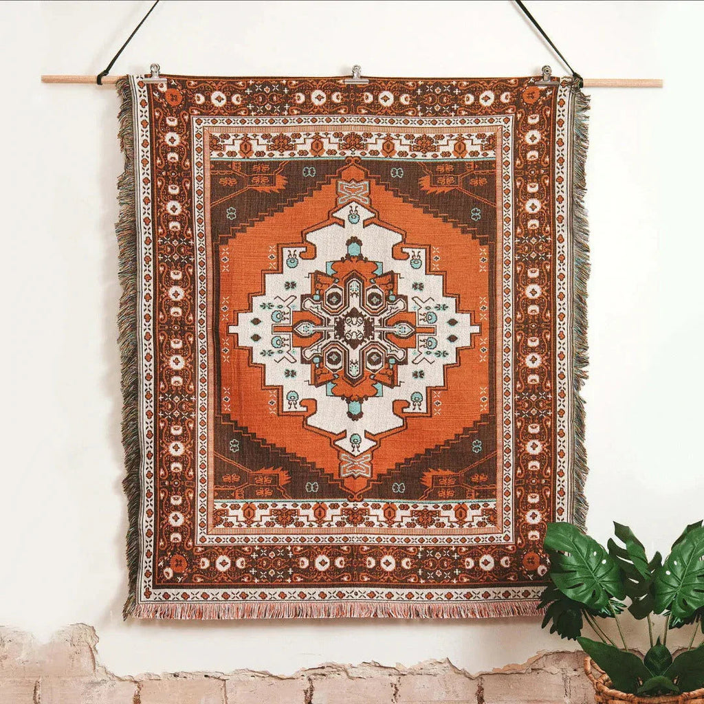 Nomad's Comfort Woven Throw Blanket-Welvere