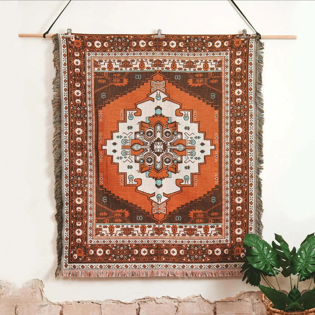 Nomad's Comfort Woven Throw Blanket-Welvere
