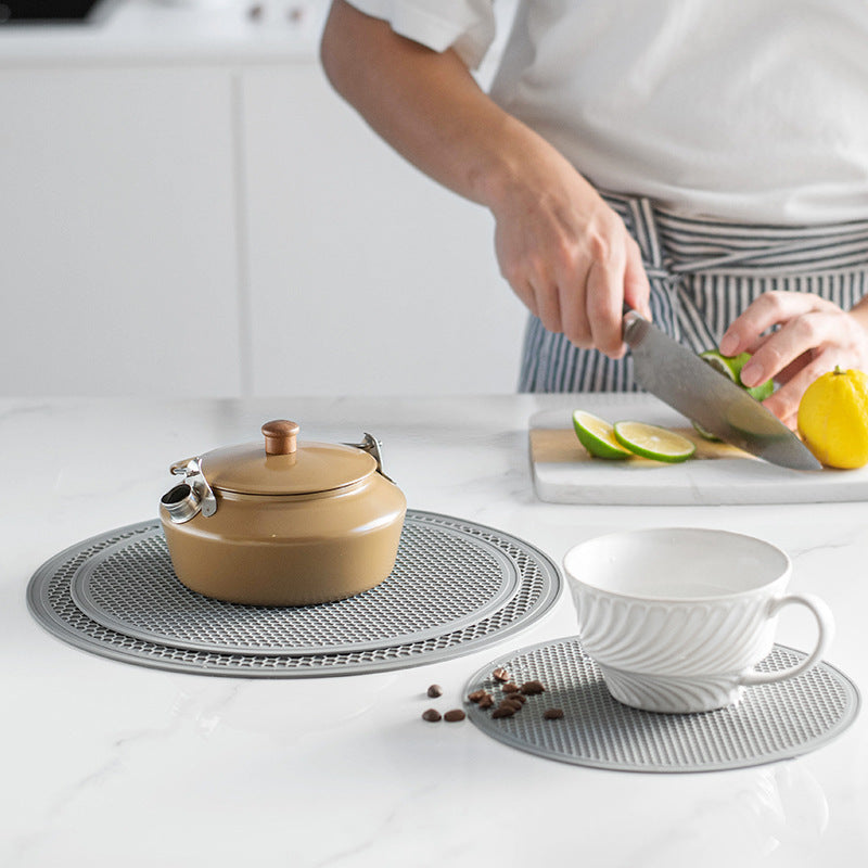 Non-Slip Silicone Cookware Mat for Pots and Pans