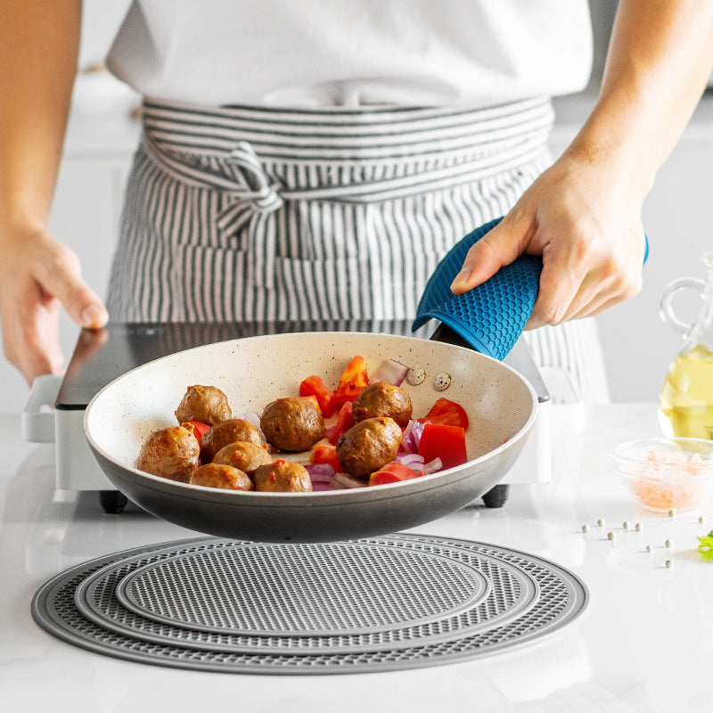 Non-Slip Silicone Cookware Mat for Pots and Pans