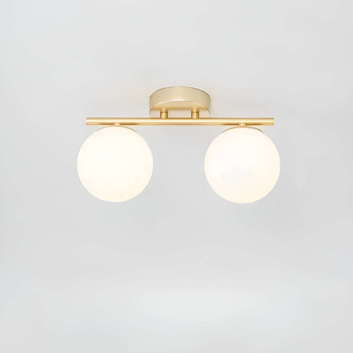 Nordic Glass LED Ceiling Light, Surface-Mounted, for Living Room or Bedroom