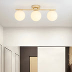 Nordic Glass LED Ceiling Light, Surface-Mounted, for Living Room or Bedroom
