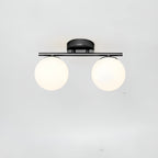 Nordic Glass LED Ceiling Light, Surface-Mounted, for Living Room or Bedroom