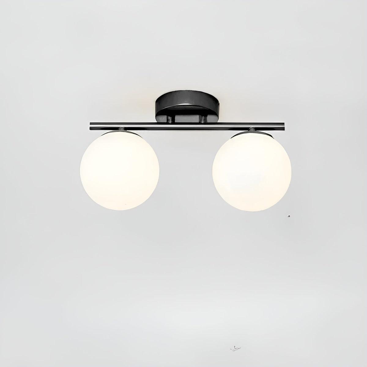 Nordic Glass LED Ceiling Light, Surface-Mounted, for Living Room or Bedroom