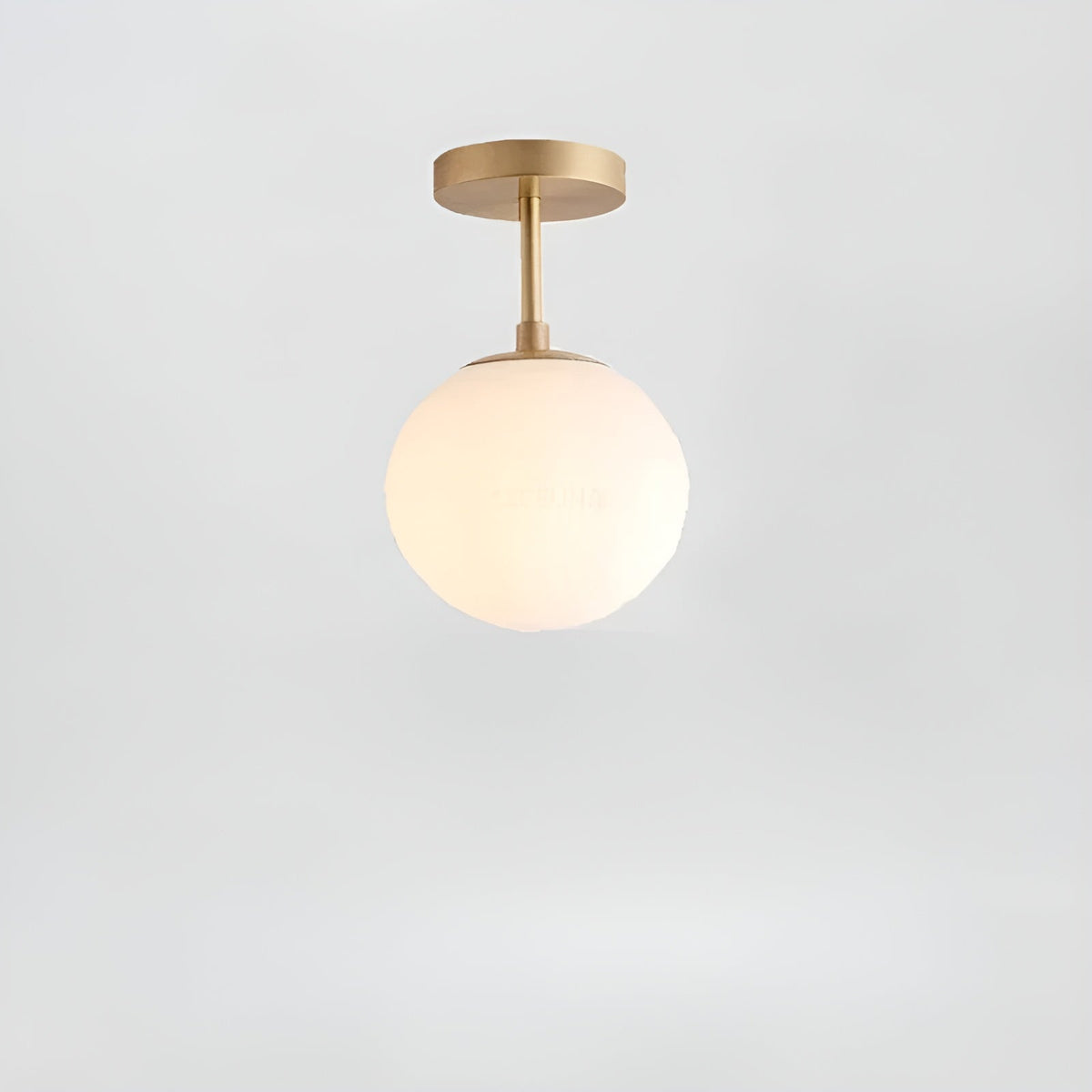 Nordic Glass LED Ceiling Light, Surface-Mounted, for Living Room or Bedroom