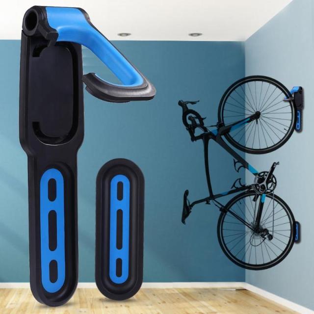 Nordic Wall-Mounted Vertical Bicycle Storage Hook Rack, Plastic
