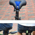 Noseless Mountain Bike Saddle with Thick Soft Padding, Black