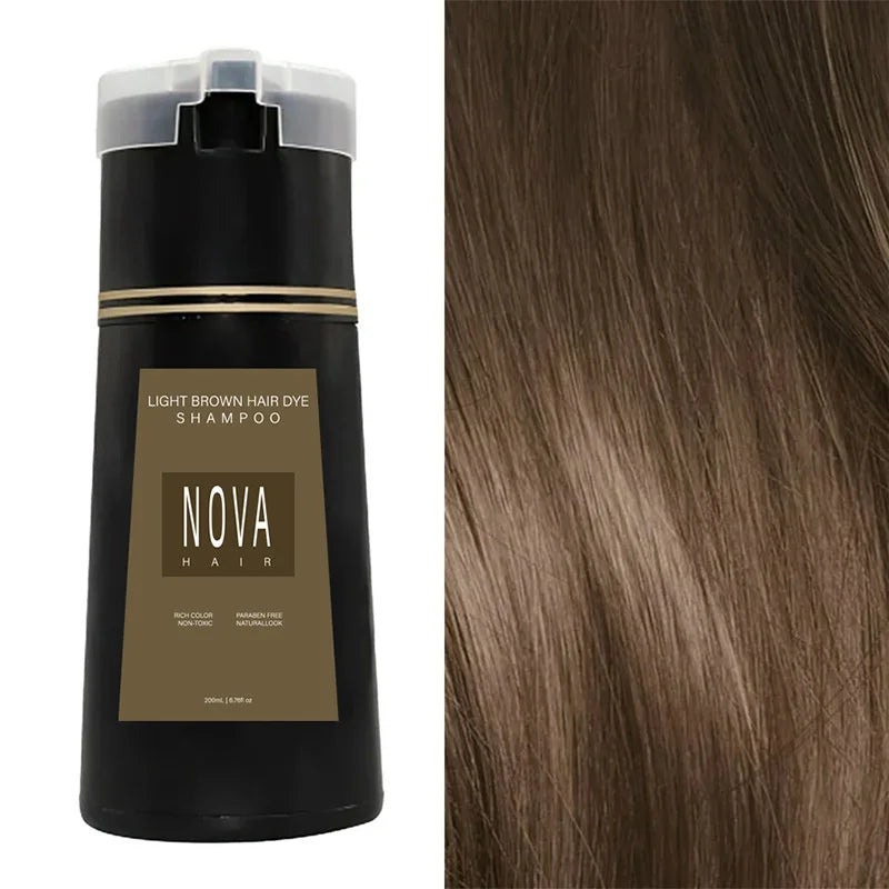 NovaHair Instant Dye Shampoo, 200 ml