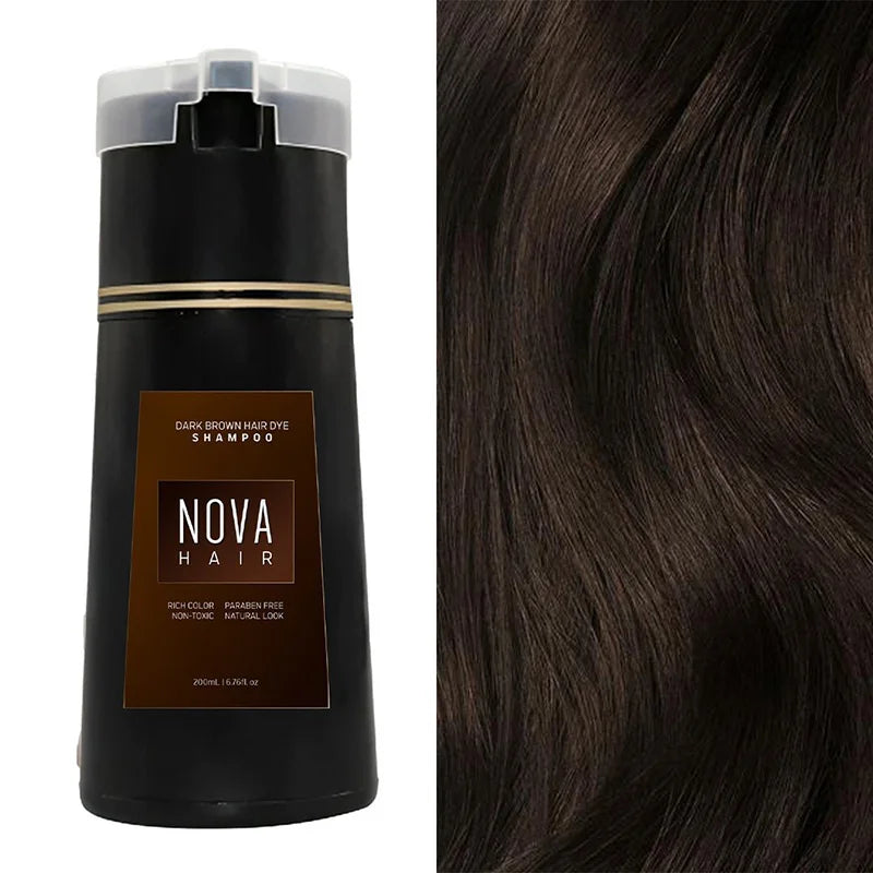 NovaHair Instant Dye Shampoo, 200 ml
