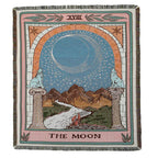 Oakbrook Moon Woven Throw Blanket-Welvere