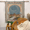 Oakbrook Moon Woven Throw Blanket-Welvere
