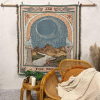 Oakbrook Moon Woven Throw Blanket-Welvere