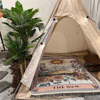 Oakbrook Sun Woven Throw Blanket-Welvere