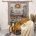 Oakbrook Sun Woven Throw Blanket-Welvere
