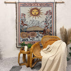 Oakbrook Sun Woven Throw Blanket-Welvere