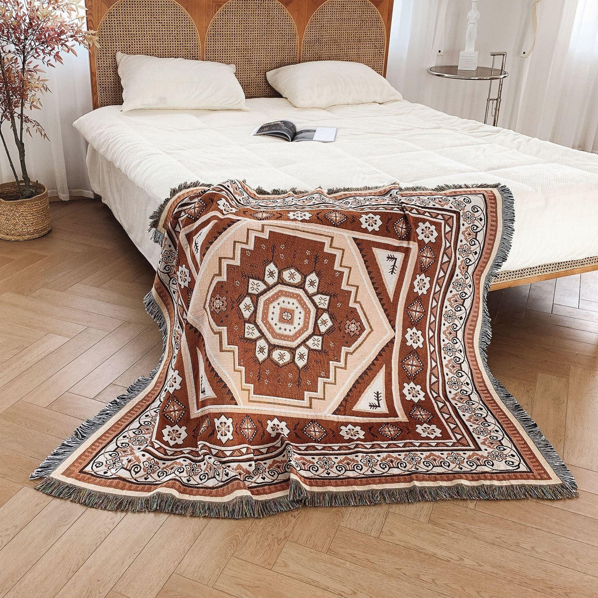 Oakhurst Mirage Rosio Woven Throw Blanket-Welvere