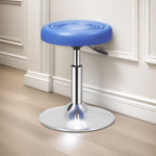 Adjustable Height Drafting Stool - Ergonomic Padded Seat, Chrome Base, view 16