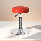 Adjustable Height Drafting Stool - Ergonomic Padded Seat, Chrome Base, view 24
