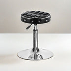 Adjustable Height Drafting Stool - Ergonomic Padded Seat, Chrome Base, view 26