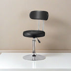 Adjustable Height Drafting Stool - Ergonomic Padded Seat, Chrome Base, view 32
