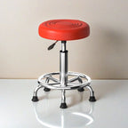 Adjustable Height Drafting Stool - Ergonomic Padded Seat, Chrome Base, view 33