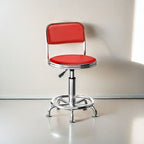 Adjustable Height Drafting Stool - Ergonomic Padded Seat, Chrome Base, view 37