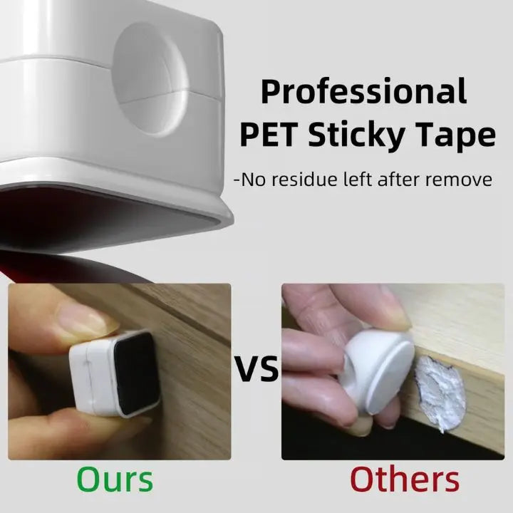 Magnetic Cable Organizer for Desk - ABS PC, Up to 7mm Cables, view 6