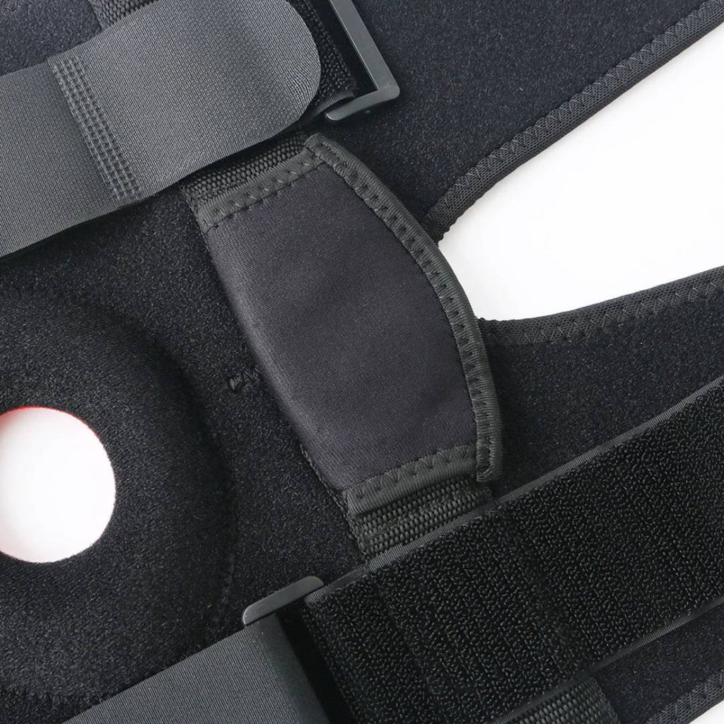 Open-Patella Dual-Hinge ACL Knee Brace with Adjustable Straps