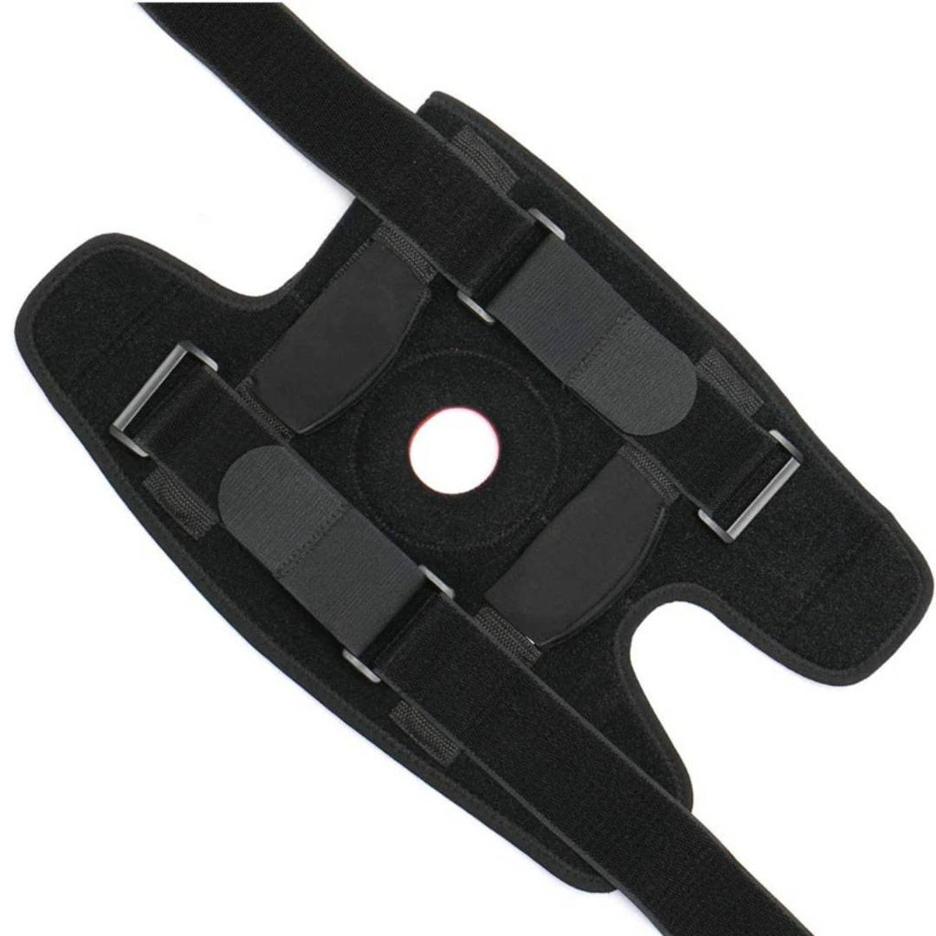 Open-Patella Dual-Hinge ACL Knee Brace with Adjustable Straps