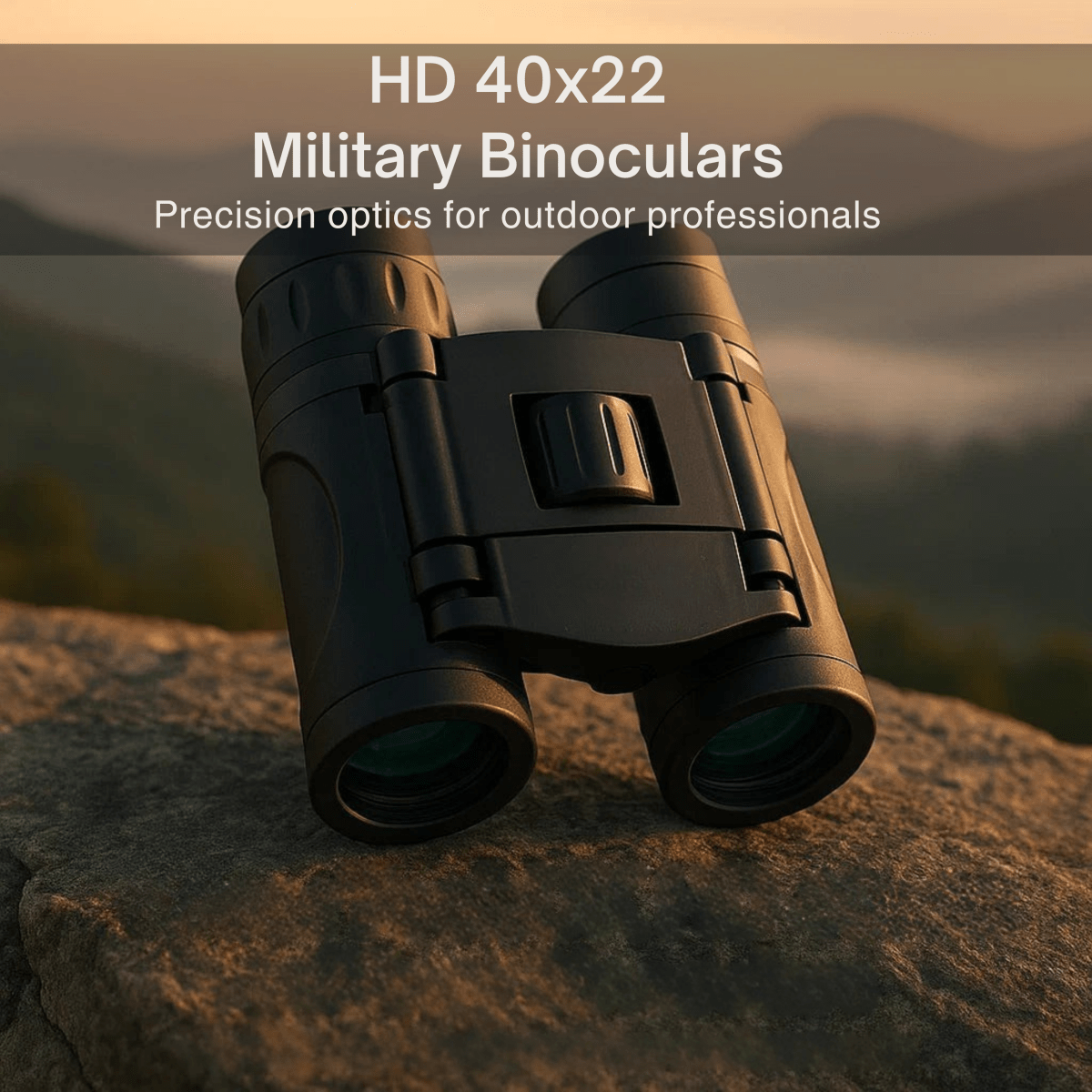 HD 40x22 Binoculars for Nature and Outdoor Adventures - Lightweight, view 3