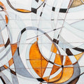 Abstract Orange Canvas Wall Art for Modern Decor | Welvere-Welvere