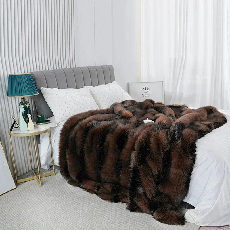 Oria Montero Fur Blanket-Welvere