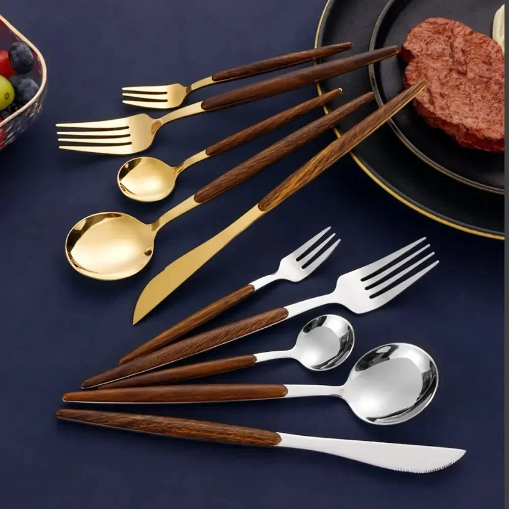 Orina Cutlery Set - 30pcs-Welvere