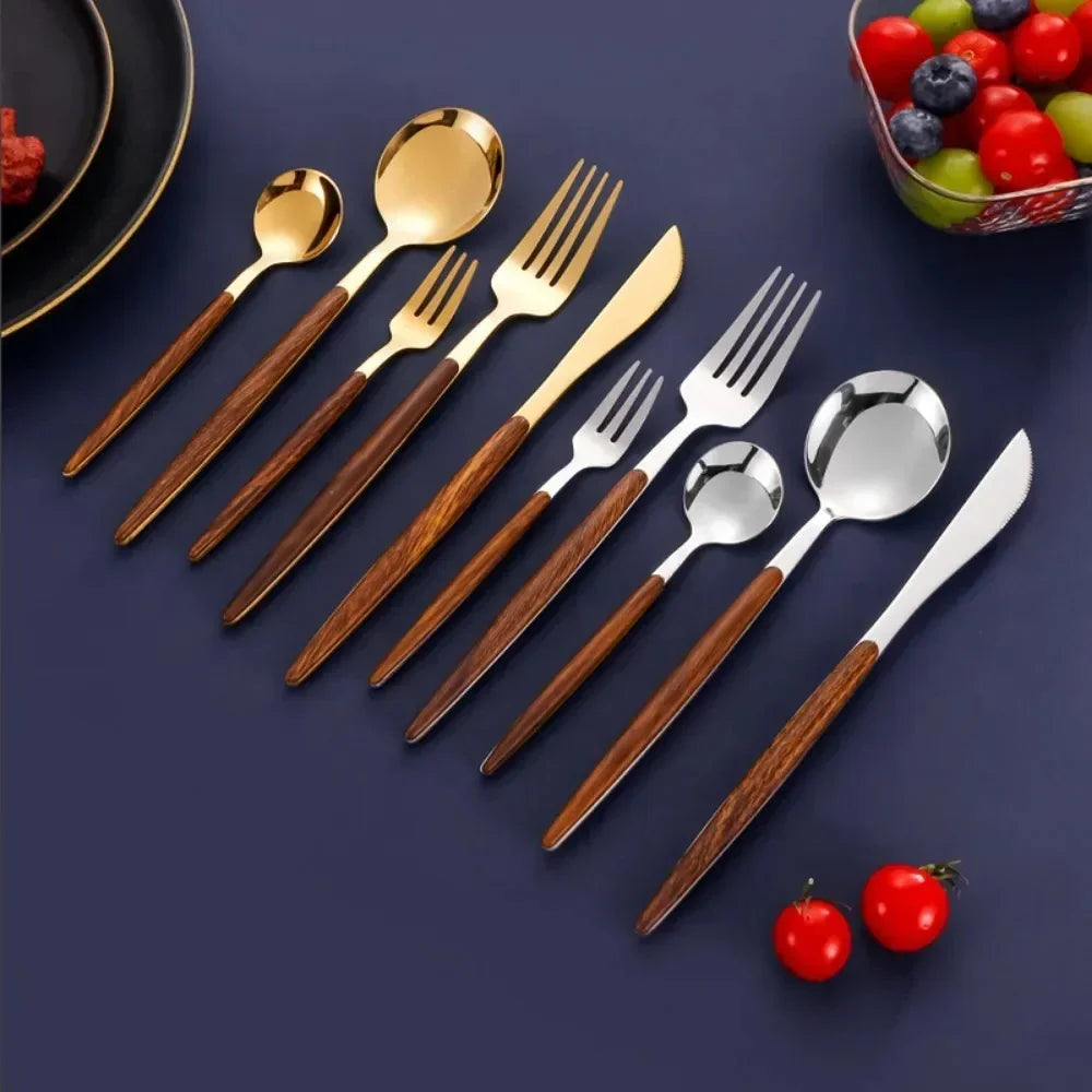 Orina Cutlery Set - 30pcs-Welvere