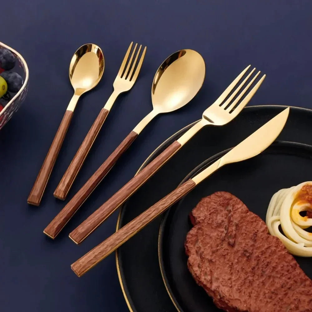 Orina Cutlery Set - 30pcs-Welvere